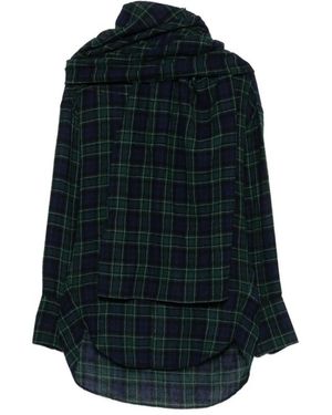 DARKPARK Overhemden ,Veelkleurig ,Wsh 24N Shirt - Blauw