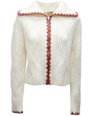 PHO® Firenze 4322086 Bivory Makeup Cardigan - Weiß