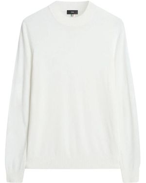 Cinque Round-Neck Knitwear - Bianco