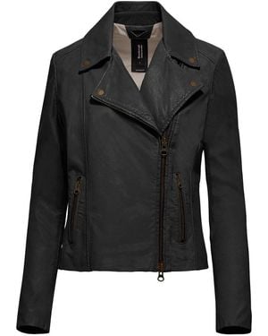 Bomboogie Leather Jackets - Black