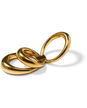 Panconesi Accessoires ,Geel ,Triptych Blow Up Ring - Metallic
