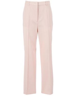 Max Mara Straight Trousers - Pink