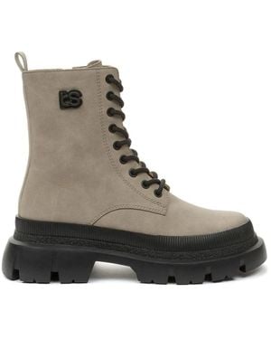 Betsy Lace-Up Boots - Brown