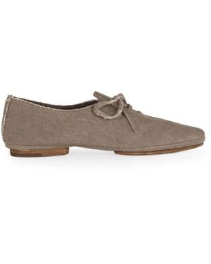 Cortana Naila, Gerookte Mauve Katoenen Oxford Schoenen - Grijs