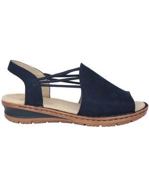 Ara Flat Sandals - Blu