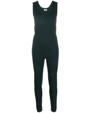 P.A.R.O.S.H. Jumpsuits & Playsuits ,Groen ,Mouwtjesloze Fitted Jumpsuit