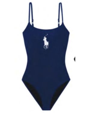Polo Ralph Lauren Badmode ,Blauw ,Badpak Uit Één Stuk