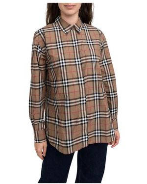 Burberry Ivonne Overhemd Met Lange Mouwen - Bruin