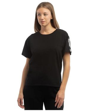 Moschino Katoenen T-Shirt Met Ronde Hals - Zwart