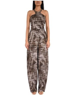 Elisabetta Franchi Jumpsuits - Brown