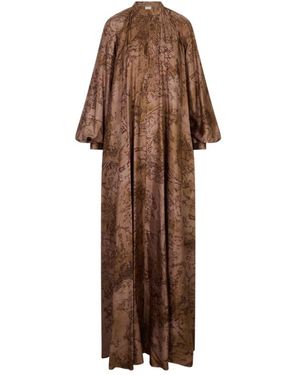 Max Mara Maxi Jurken - Bruin