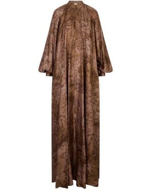 Max Mara Maxi Jurken - Bruin