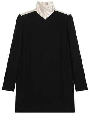 Valentino Garavani Crepe Couture Jurk Met Één Schouderband - Zwart