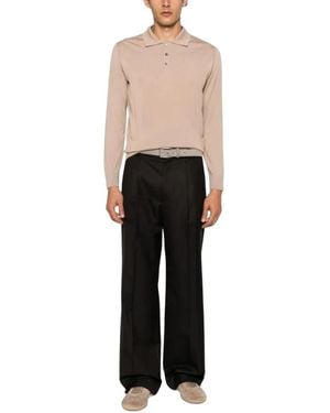 Canali Polo Shirts - Negro