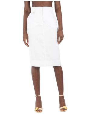 Jacquemus Midi Skirts - Blanco