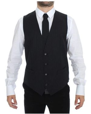 Dolce & Gabbana Suit Vests - Nero