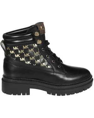 Michael Kors Lace-Up Boots - Black