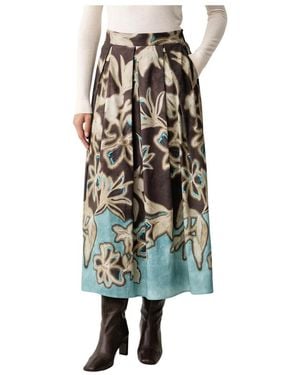 Benetton Midi Skirts - Vert