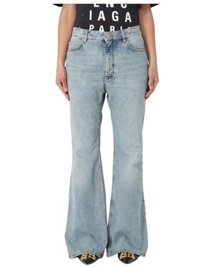 Balenciaga Flared Jeans - Blauw