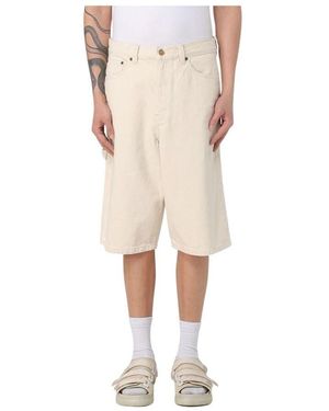 A.P.C. Ecru Baumwollshorts Mit Seitentaschen - Natur