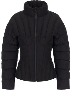 Elisabetta Franchi Jassen ,Zwart ,Donsjack