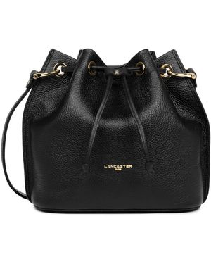 Lancaster Beuteltasche alba double schwarz nude