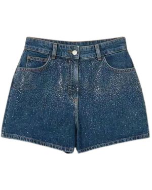 Twinset Denim Shorts - Blue