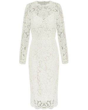 Dolce & Gabbana Midi Dresses - White