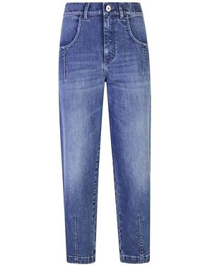 Eleventy Cropped Jeans - Blu