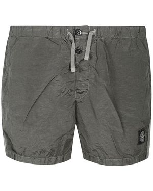 Stone Island Schnell trocknende strand badehose - Grau