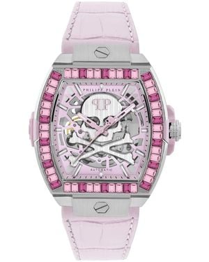Philipp Plein Skeleton 2.0 Automatisch Horloge - Roze