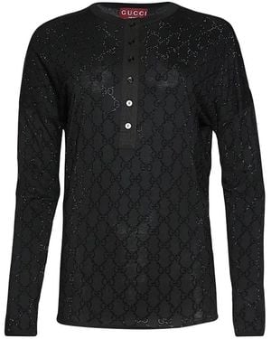 Gucci Tops ,Zwart ,L/T-Shirt