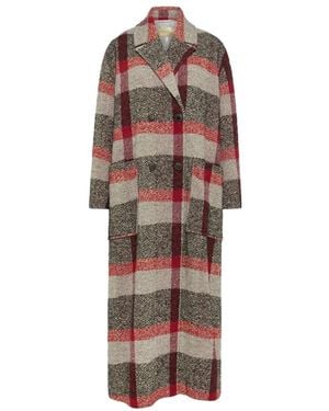 Momoní Double-Breasted Coats - Marrón