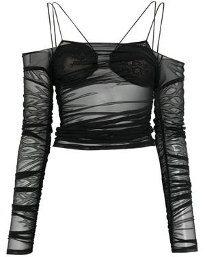 Amazuìn Long Sleeve Tops - Nero