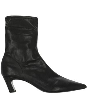 Ash Heeled Boots - Noir