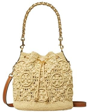 Tory Burch T Monogram Crossbody Bag - Mettallic