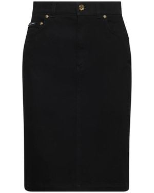 Dolce & Gabbana Denim Skirts - Black