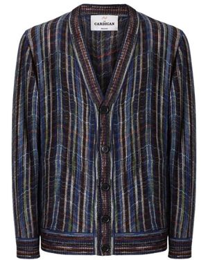 Missoni V-Neck Knitwear - Blue
