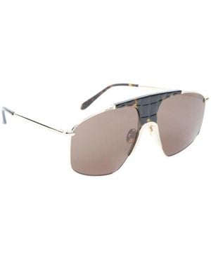 Alaïa Accessoires ,Geel ,Aviator Mask 98 Zonnebrillen - Wit