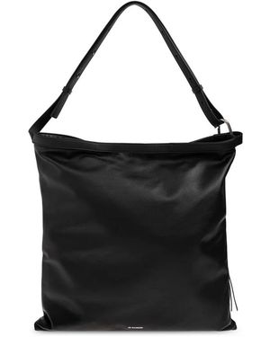 Jil Sander Tassen ,Zwart ,Leer Leren Tas
