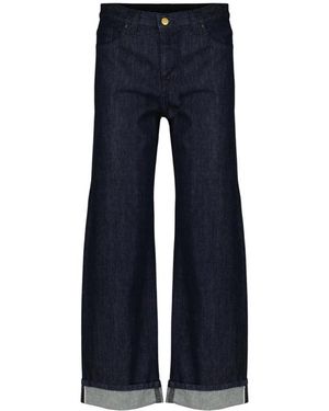 Moncler Wide Jeans - Azul