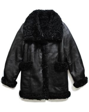Just things we like Leather Jackets - Black