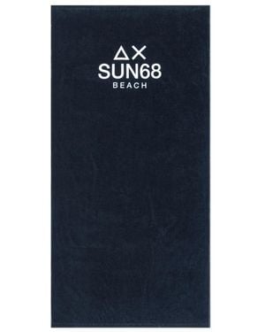 Sun 68 Accessoires ,Blauw ,Katoen Strandlaken