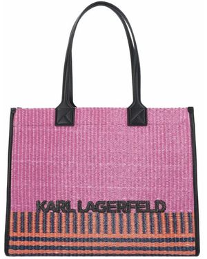 Karl Lagerfeld Borsa da shopping donna primavera/estate - Viola
