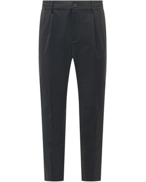 Cruna Cropped Trousers - Gris