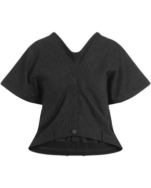 Balenciaga Tailored Top - Schwarz