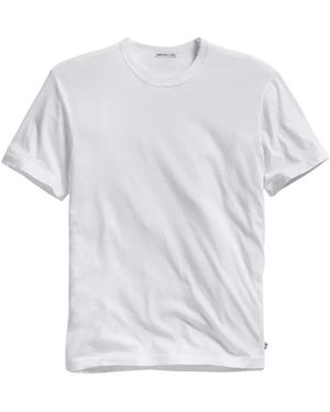 James Perse Tops ,Wit ,Actuel B Shortsleeve Crewneck