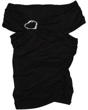 Gestuz Laily Off-Shoulder Top - Schwarz