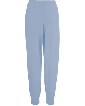 Allude Wollen En Kasjmier Broek - Blauw