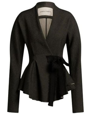 Alberta Ferretti Blazers - Black